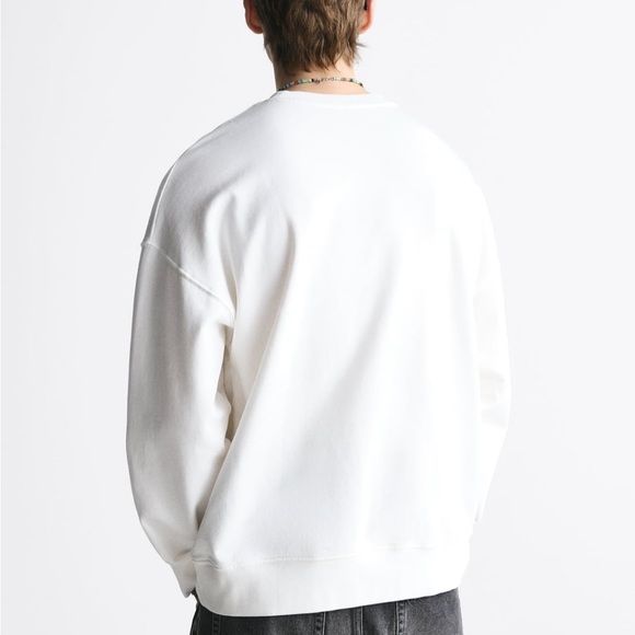 Zara Graphic Sweatshirt Men’s Size Medium NWT - Picture 6 of 7